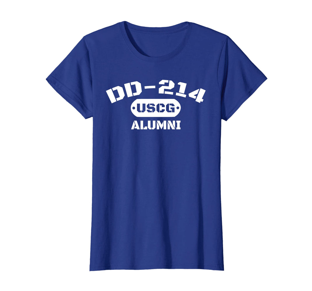 DD-214 US Coast Guard (USCG) Alumni T-Shirt Men and Women