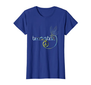 Dragonfly Imagine Hippie T Shirt For Women Men