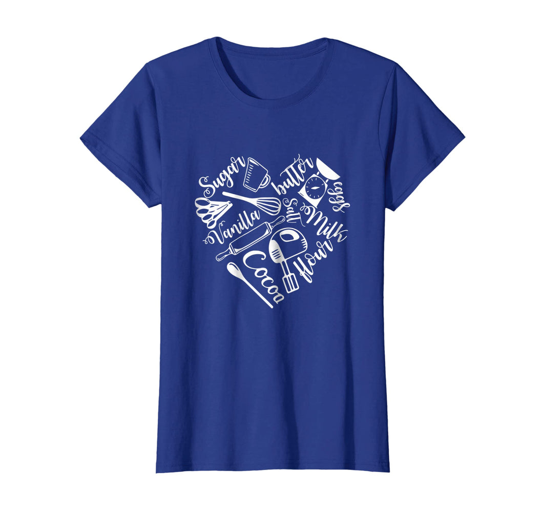 Baking Ingredients And Utensils Heart T-Shirt