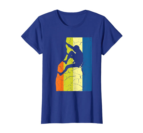 Vintage Rock Climbing T-Shirt Retro Mountains Climber Tee