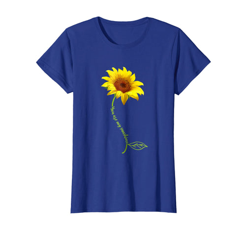 You Are My Sunshine Vintage Sunflower Lover Tshirts Gift