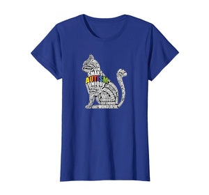 Autism Awareness Cat T Shirt - Gift for Autistic Teacher