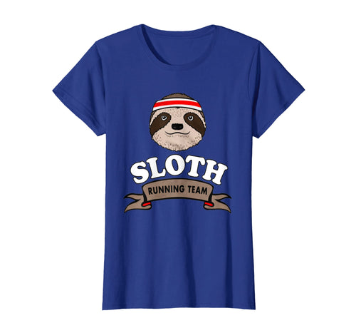Vintage Sloth Running Team We'll Get There Funny Sloth Shirt