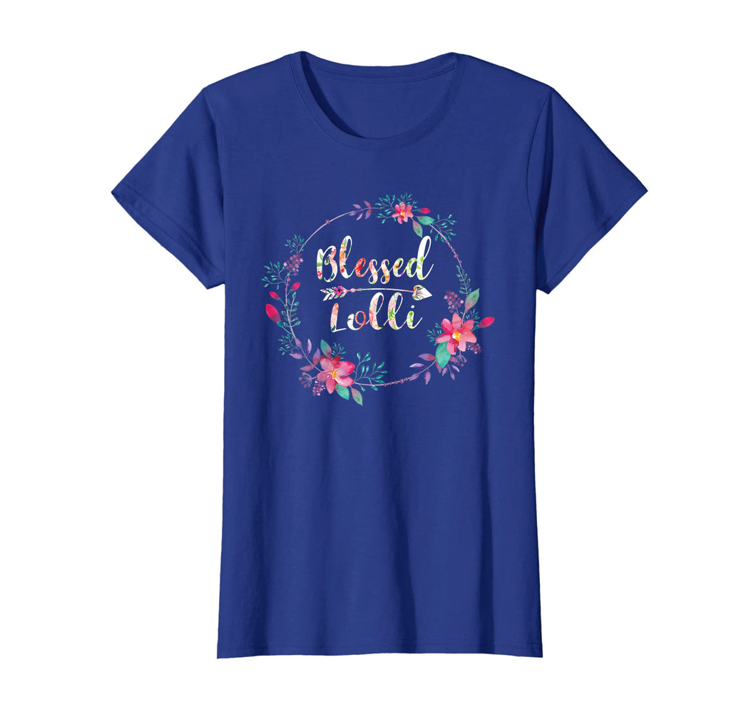 Blessed Lolli T-Shirt With Floral, Heart Mother's Day Gift