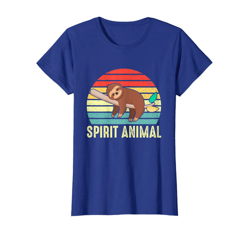 Vintage My Spirit Animal Is A Sloth Tshirt Gift