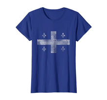 Load image into Gallery viewer, Quebec Montreal Flag T-Shirt Canada Shirt
