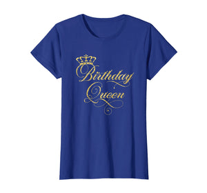 Birthday Queen T-Shirt - Elegant Crown Design