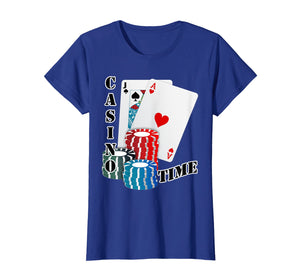 Casino Time Shirt Fun Gambling T Black Jack Poker