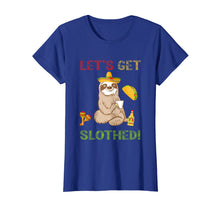 Load image into Gallery viewer, Sloth Cinco De Mayo Shirt Funny Get Slothed Drinking T-Shirt

