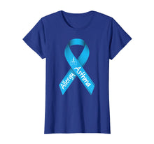 Load image into Gallery viewer, Asthma and Allergies Light Blue Awareness Ribbon T Shirt
