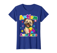 Load image into Gallery viewer, Autism Awareness T-Shirt Cute Pug Dog Puzzle Pieces Gift
