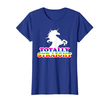 Load image into Gallery viewer, AW Fashions Totally Straight - Gay Pride Premium T-shirt
