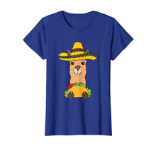 Load image into Gallery viewer, Llama Eating Taco Shirt | Cool Mexican Alpaca Funny Gift
