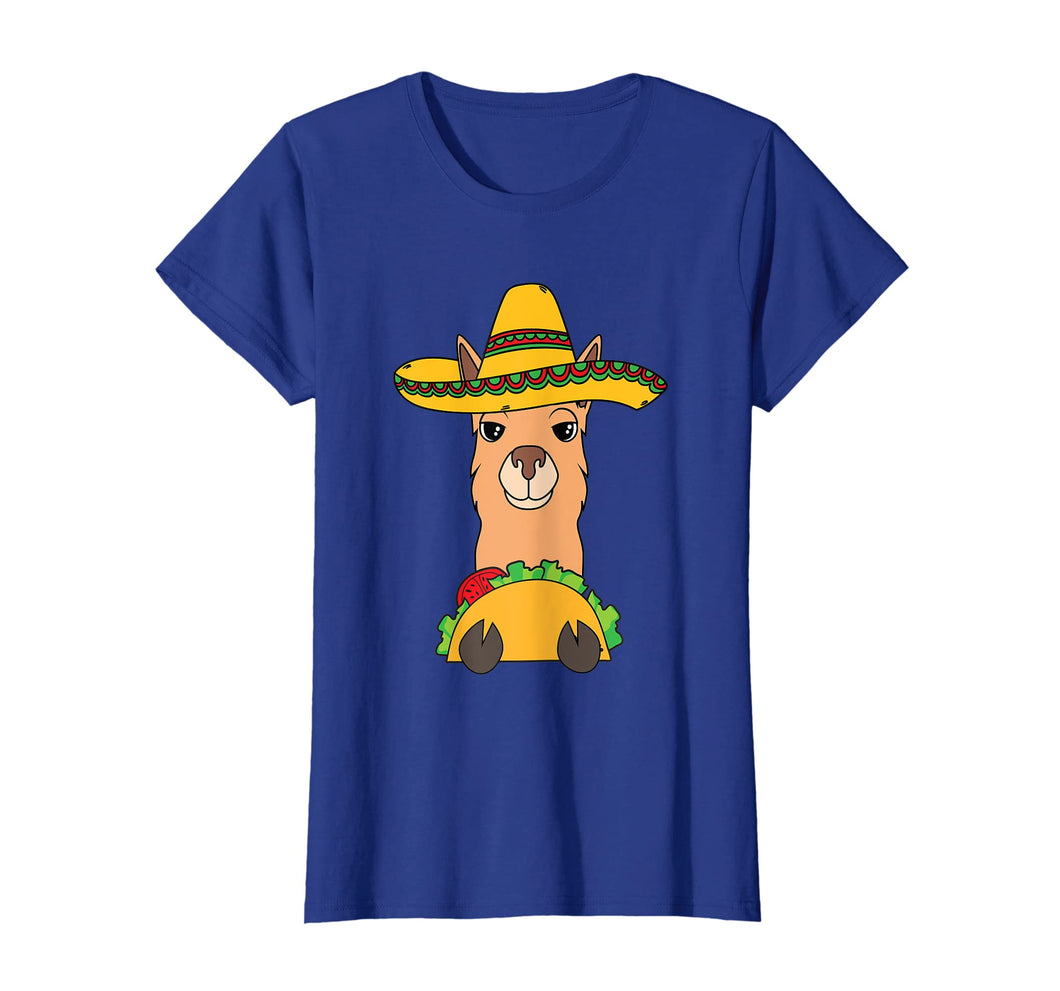 Llama Eating Taco Shirt | Cool Mexican Alpaca Funny Gift
