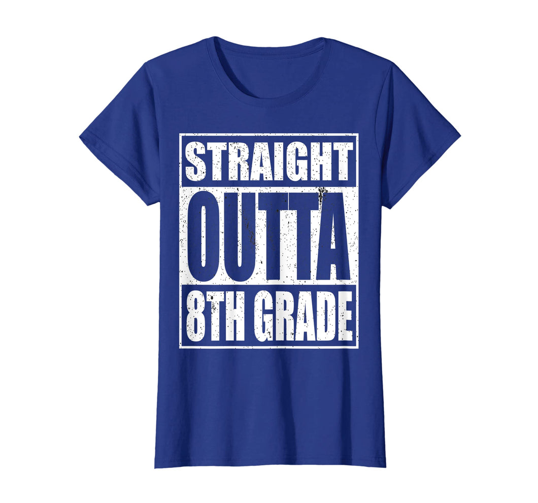 Straight Outta 8th Grade T-Shirt Eighth Grade Gift Shirt