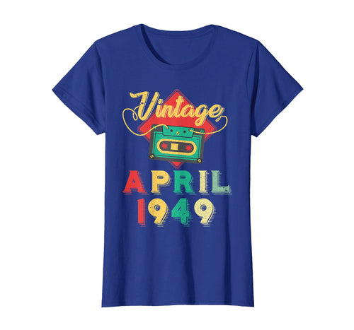 Vintage-April-1949 Retro-Classic Music Birthday T-shirt