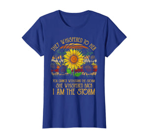 She Whispered Back I Am The Storm Hippie Mom T-Shirt