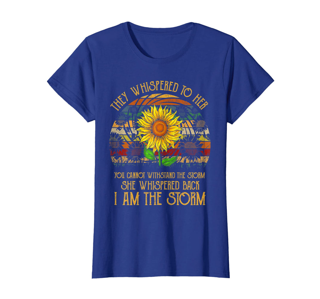 She Whispered Back I Am The Storm Hippie Mom T-Shirt