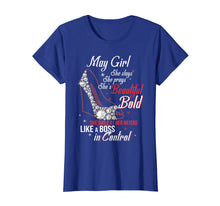 Load image into Gallery viewer, May Girl T-Shirt Slays Prays Beautiful Women Birthday Gifts
