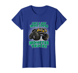 Monster Truck Shirt For Boys Motocross 4 Wheel T-Shirt