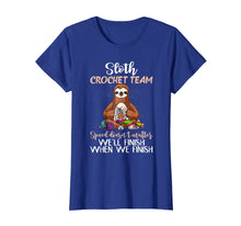 Load image into Gallery viewer, Sloth Crochet Team Speed Doesn&#39;t Matter Funny T-Shirt
