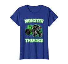 Load image into Gallery viewer, Monster Truck Christmas Birthday Gift Green Big Car Tee

