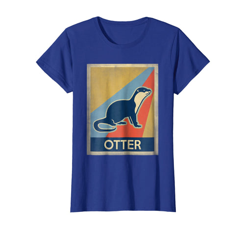 Vintage style otter shirt