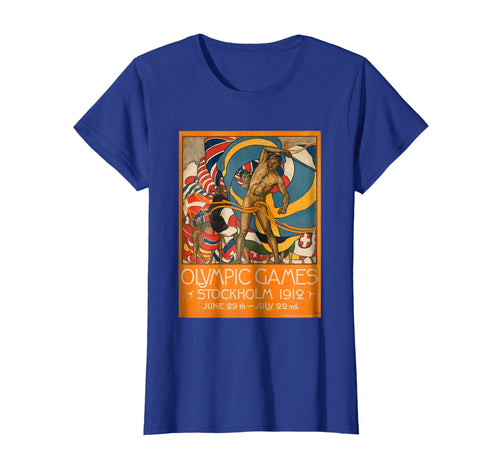 Vintage poster - Olympic games Stockholm 1912 Retro T-Shirt