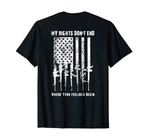 2nd Amendment Feelings America USA Patriotic Funny T-Shirt