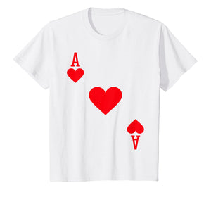 Ace of Hearts Costume T-Shirt Halloween Deck of Cards