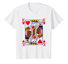 Load image into Gallery viewer, King of Hearts Playing Card Poker Card Costume Tee Shirt

