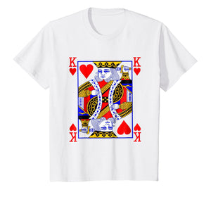 King of Hearts Playing Card Poker Card Costume Tee Shirt