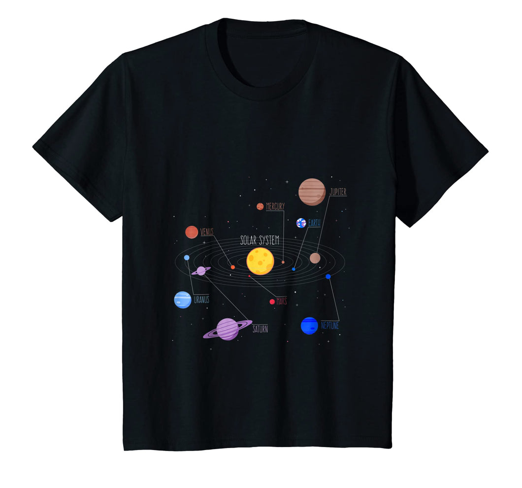 Solar System Planets T-shirt Sun and the Planets Tee Shirt