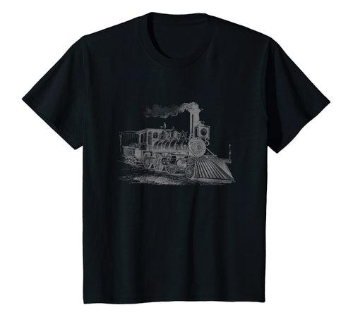 Vintage Steam Train Railway Locomotive T-shirt
