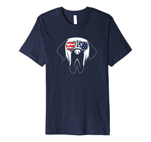 Load image into Gallery viewer, English Mastiff American Flag Shirt USA Patriotic Dog Gift
