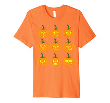 Load image into Gallery viewer, Pumpkin Emojis Halloween Shirt | Funny Carved Pumpkins Gift
