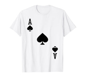 Ace of Spades Costume T-Shirt Halloween Deck of Cards