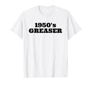 1950's Greaser Tshirt 50s Sock Hop Shirt Men Boys