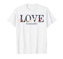 Load image into Gallery viewer, Mothers Day Love Amma Life #ammalife Floral T-Shirt
