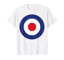 Load image into Gallery viewer, RAF Roundel British Target Logo Bullseye Pop Art &amp; MOD Tee
