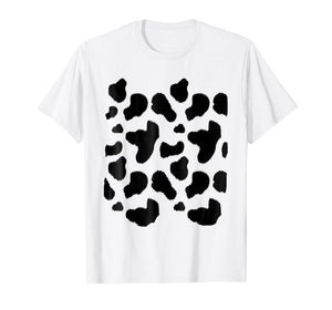 Cow Costume Tee Shirt Funny & Cute Animal Halloween Tshirt