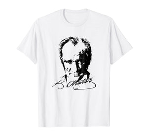 Mustafa Kemal Ataturk Turkiye Signature T-Shirt Tee
