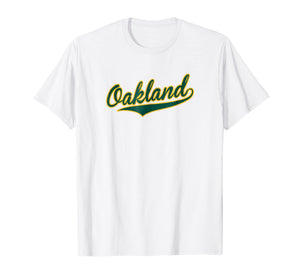 Oakland T-Shirt - Baseball Script
