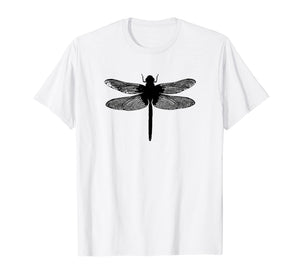 Minimalist Silhouette Insect Dragonfly Dragon Fly T-Shirt