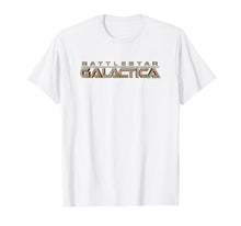 Load image into Gallery viewer, Battlestar Galactica Logo Comfortable T-Shirt - Official Tee
