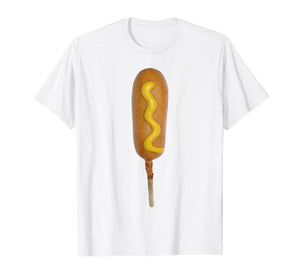 Corn Dog T Shirt -- Corn Dog Carnival  Food Shirt