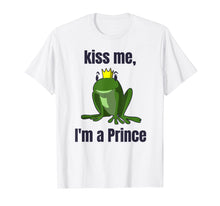 Load image into Gallery viewer, Kiss Me T-Shirt Easy Funny Frog Prince Halloween Costume Tee
