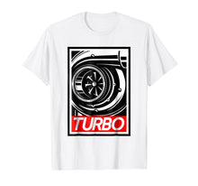 Load image into Gallery viewer, Mens Turbo Tshirt For people who love boost, racing and drifting.
