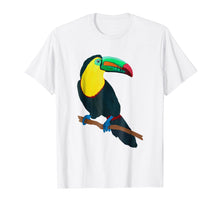 Load image into Gallery viewer, Beautiful Keel-billed Toucan Bird Tucan T Shirt Costa Rica
