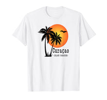 Load image into Gallery viewer, CURACAO Souvenir TShirt Holiday Travel Gift Island Sun Palm
